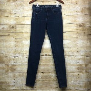 American eagle dark wash jeans size 6 extra long